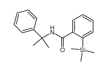 N-(2-phenylpropan-2-yl)-2-(trimethylsilyl)benzamide结构式