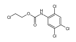 (2,4,5-trichloro-phenyl)-carbamic acid-(2-chloro-ethyl ester)结构式