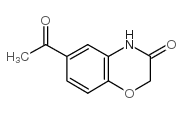 6-乙酰基-2H-1,4-苯并恶嗪-3(4H)-酮结构式