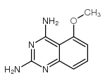 5-甲氧基喹唑啉-2,4-二胺结构式