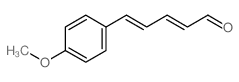 2,4-Pentadienal,5-(4-methoxyphenyl)- Structure