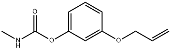 N-Methylcarbamic acid 3-allyloxyphenyl ester结构式