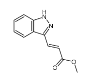 3-(indazol-3-yl)-propenoic acid methyl ester Structure