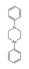 1,4-diphenyl-[1,4]azarsinane结构式