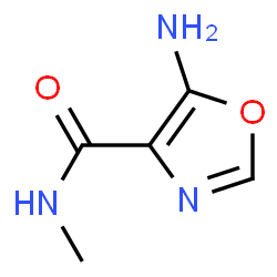 4-Oxazolecarboxamide,5-amino-N-methyl-(8CI)结构式