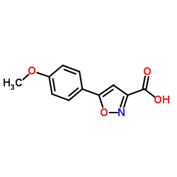 5-(4-METHOXYPHENYL)ISOXAZOLE-3-CARBOXYL& Structure