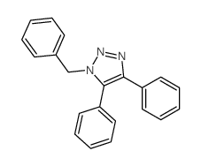 1-benzyl-4,5-diphenyl-triazole结构式
