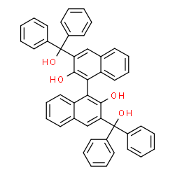 (R)-2,2'-二羟基-α,α,α',α'-四苯基-[1,1'-联萘]-3,3'-二甲醇结构式