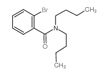 N,N-二丁基-2-溴苯甲酰胺结构式
