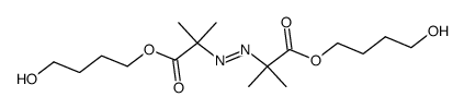 Bis(4-hydroxybutyl)-2,2'-azo-diisobutyrat Structure