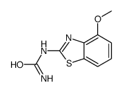 (9CI)-(4-甲氧基-2-苯并噻唑)-脲结构式