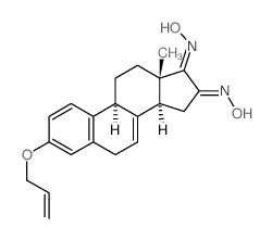 N-[(9S,13S,14R)-13-methyl-17-nitroso-3-prop-2-enoxy-6,9,11,12,14,15-hexahydrocyclopenta[a]phenanthren-16-yl]hydroxylamine Structure