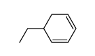 5-ethyl-cyclohexa-1,3-diene Structure