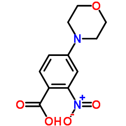 4-(吗啉-4-基)-2-硝基苯甲酸结构式