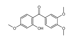 2-hydroxy-3',4,4'-trimethoxy benzophenone Structure