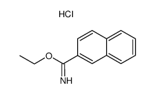 ethyl 2-naphthylimidate hydrochloride Structure