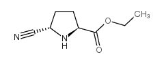 (5S)-5-Cyano-L-proline ethyl ester Structure