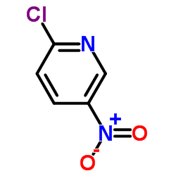 2-氯-5-硝基吡啶结构式