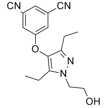 3-氰基-5-[[3,5-二乙基-1-(2-羟基乙基)-1H-吡唑-4-基]氧基]苯腈图片