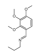 (Z)-N-Propyl-1-(2,3,4-trimethoxyphenyl)methanimine结构式