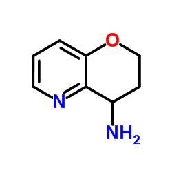 3,4-二氢-2H-吡喃o[3,2-b]吡啶-4-胺结构式