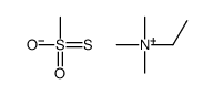ethyl(trimethyl)azanium,methyl-oxido-oxo-sulfanylidene-λ6-sulfane结构式
