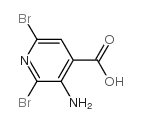 3-Amino-2,6-dibromoisonicotinic acid structure