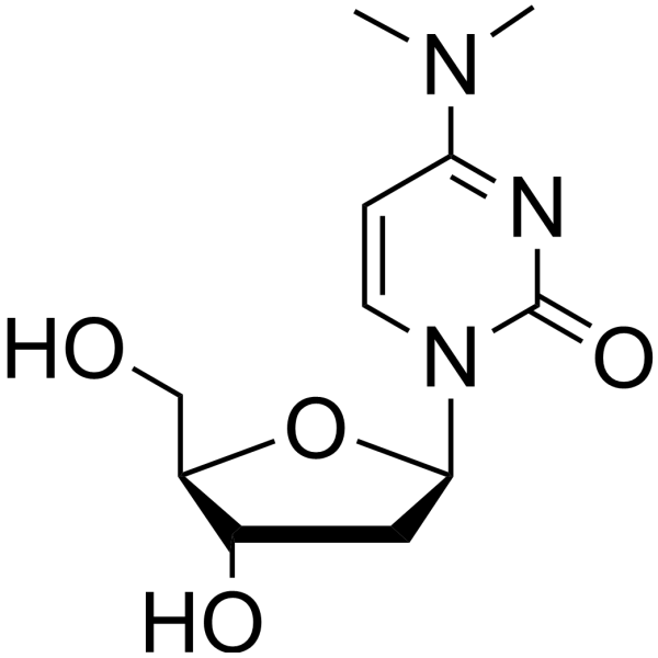 2’-Deoxy-N4,N4-dimethylcytidine结构式