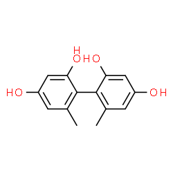 [1,1-Biphenyl]-2,2,4,4-tetrol,6,6-dimethyl-,(1R)-(9CI) Structure