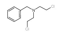 N-benzyl-2-chloro-N-(2-chloroethyl)ethanamine Structure