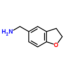 1-(2,3-Dihydro-1-benzofuran-5-yl)methanamine structure