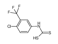 (4-chloro-3-(trifluoromethyl)phenyl)carbamodithioic acid Structure