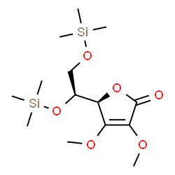 2-O,3-O-Dimethyl-5-O,6-O-bis(trimethylsilyl)-L-ascorbic acid Structure