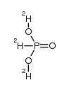 deuterophosphorous acid Structure