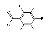 2,3,4,5-tetrafluoro-6-methylbenzoic acid Structure