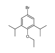5-bromo-2-ethoxy-1,3-di(propan-2-yl)benzene结构式