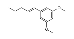 (E)-1-(3,5-dimethoxyphenyl)pent-1-ene Structure