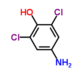 2,6-二氯-4-氨基苯酚结构式