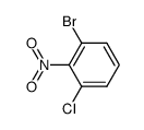 1-bromo-3-chloro-2-nitrobenzene Structure