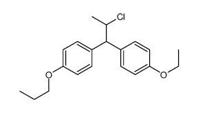 1-[2-chloro-1-(4-ethoxyphenyl)propyl]-4-propoxybenzene Structure