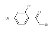 2-bromo-2-4-dibromoacetophenone Structure