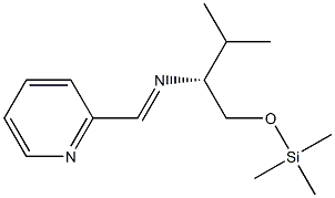 (R,E)-3-Methyl-N-(pyridin-2-ylMethylene)-1-(triMethylsilyloxy)butan-2-aMine Structure
