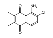 5-amino-6-chloro-2,3-dimethylnaphthalene-1,4-dione Structure