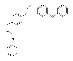 1,4-bis(methoxymethyl)benzene,phenol,phenoxybenzene Structure
