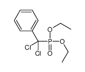 [dichloro(diethoxyphosphoryl)methyl]benzene结构式