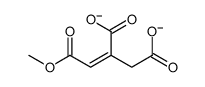 2-(2-methoxy-2-oxoethylidene)butanedioate Structure