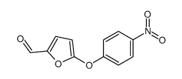 5-(4-nitrophenoxy)furan-2-carbaldehyde Structure