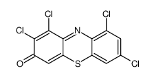 1,2,7,9-tetrachlorophenothiazin-3-one Structure