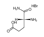 D-isoglutamine hydrobromide Structure