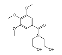 N,N-bis(2-hydroxyethyl)-3,4,5-trimethoxybenzamide Structure